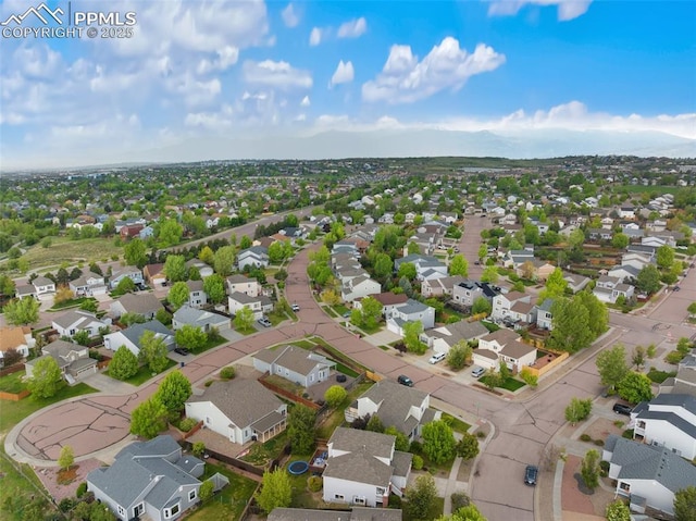 6755 Akerman Dr, Colorado Springs, CO 80923 - aerial perspective of suburban area