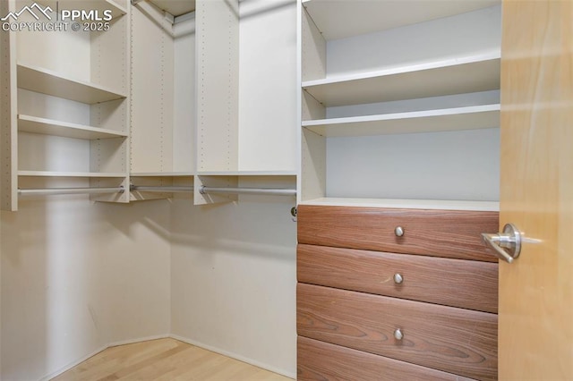 3100 Huron St Unit 4N, Denver, CO 80202 - spacious closet featuring wood finished floors