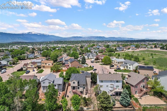 2280 Lisa Dr, Colorado Springs, CO 80915 - aerial view of residential area featuring mountains