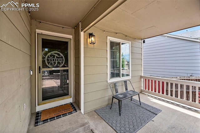 2280 Lisa Dr, Colorado Springs, CO 80915 - doorway to property with covered porch