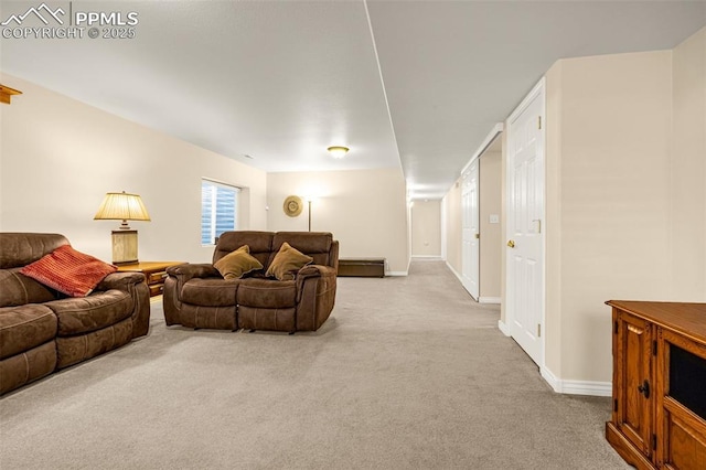 12265 Jones Park Ct, Colorado Springs, CO 80921 - carpeted living room featuring baseboards