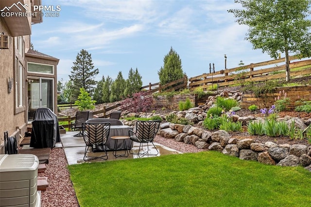 12265 Jones Park Ct, Colorado Springs, CO 80921 - view of yard with a patio area
