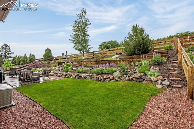 12265 Jones Park Ct, Colorado Springs, CO 80921 - view of yard featuring a patio area