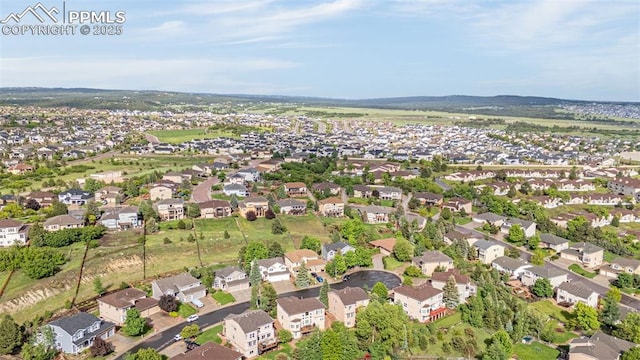 12265 Jones Park Ct, Colorado Springs, CO 80921 - aerial view of property's location with nearby suburban area