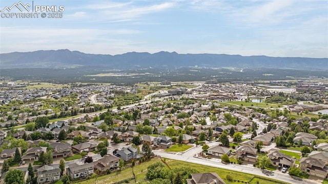 12265 Jones Park Ct, Colorado Springs, CO 80921 - aerial perspective of suburban area with a mountainous background