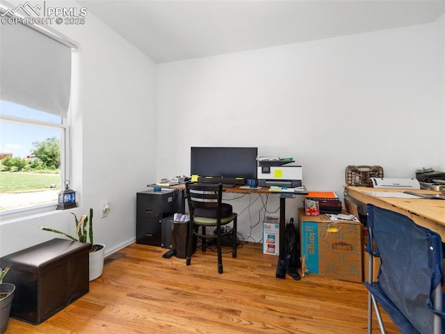 1159 N Linda Ln, Pueblo West, CO 81007 - home office featuring wood finished floors