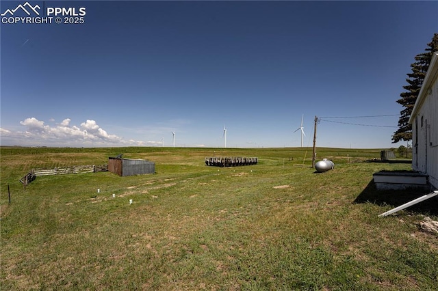 9940 N Calhan Hwy, Calhan, CO 80808 - view of green lawn with a rural view