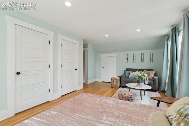 1212 W Cucharras St, Colorado Springs, CO 80904 - living area with wood finished floors, recessed lighting, and baseboards