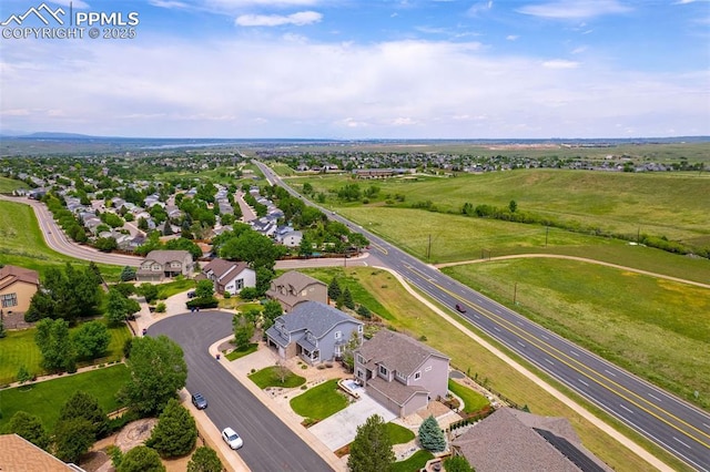 6950 Blue Mesa Ln, Littleton, CO 80125 - aerial view of property's location featuring nearby suburban area