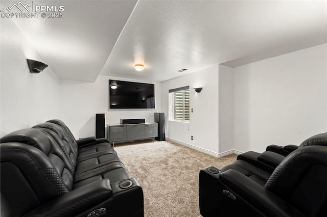 5481 Pioneer Mesa Dr, Colorado Springs, CO 80923 - carpeted living area featuring baseboards