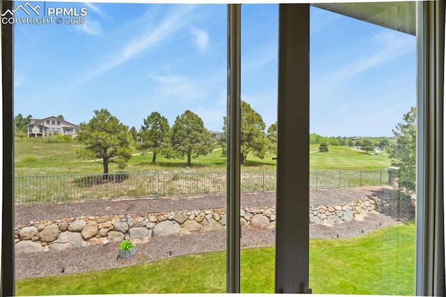 2512 Willow Glen Dr, Colorado Springs, CO 80920 - fenced backyard with golf course view