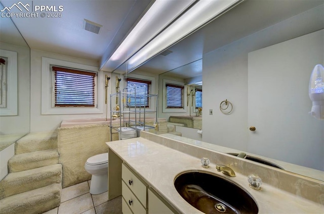 130 Cresta Rd, Colorado Springs, CO 80906 - full bathroom featuring toilet, tile patterned floors, and vanity