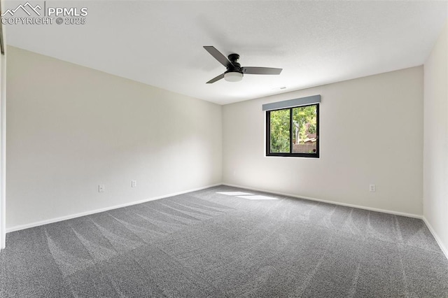 24 Redondo Ln, Pueblo, CO 81005 - spare room with carpet, ceiling fan, and baseboards
