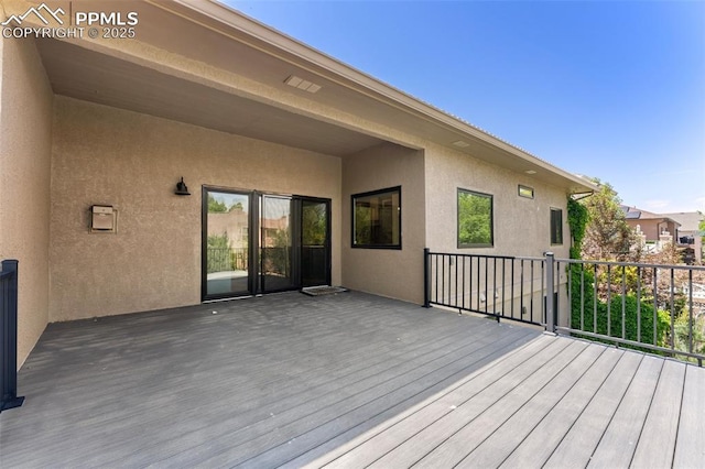 24 Redondo Ln, Pueblo, CO 81005 - view of wooden deck