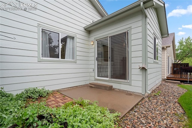 1020 Samuel Pt, Colorado Springs, CO 80906 - entrance to property with a patio area and a deck