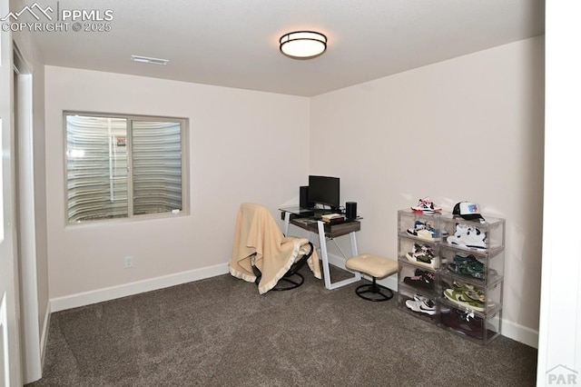1213 E Tidy Dr, Pueblo, CO 81007 - carpeted office space featuring baseboards