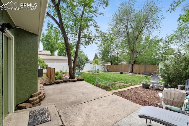 4534 Bella Dr, Colorado Springs, CO 80918 - view of patio featuring central air condition unit
