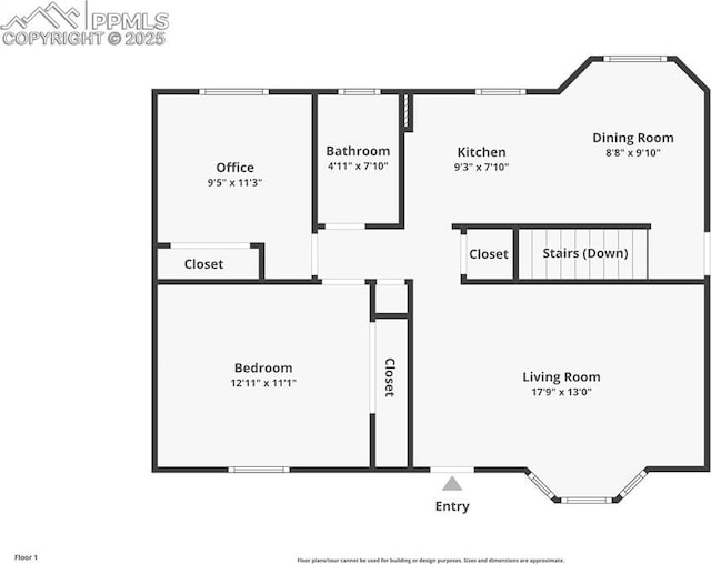 4534 Bella Dr, Colorado Springs, CO 80918 - floor plan / room layout
