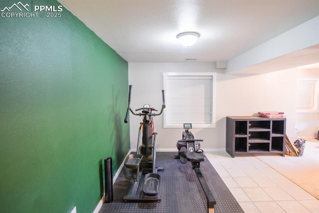 105 Pauma Valley Dr, Colorado Springs, CO 80921 - exercise room with baseboards
