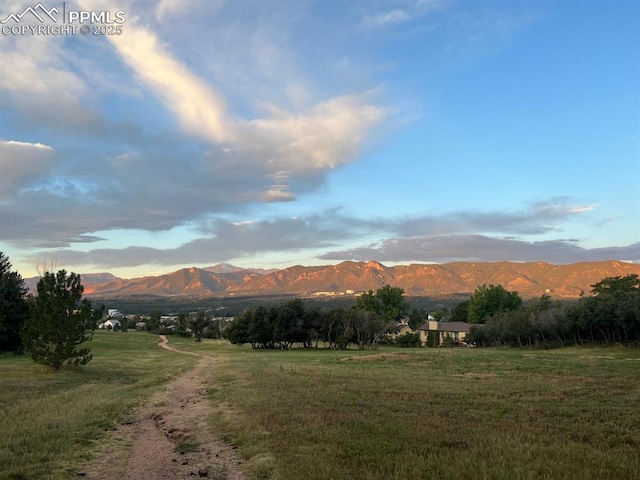 105 Pauma Valley Dr, Colorado Springs, CO 80921 - view of mountain backdrop with rural landscape