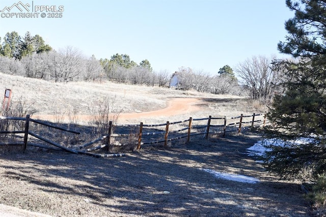 105 Pauma Valley Dr, Colorado Springs, CO 80921 - view of yard with a rural view