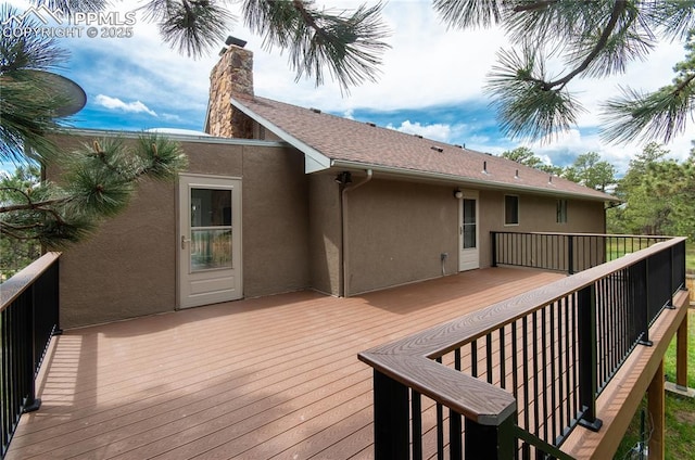 16070 Buggywhip Dr, Elbert, CO 80106 - view of wooden deck