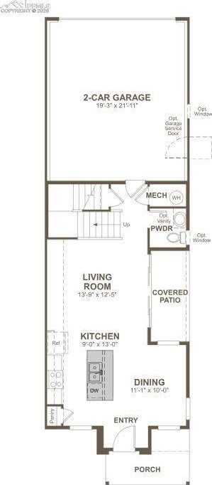 2459 Vanhoutte Vw, Colorado Springs, CO 80915 - property floor plan