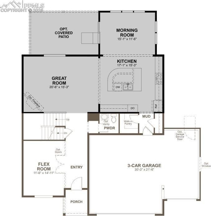 16967 Starfall Dr, Monument, CO 80132 - floor plan / room layout