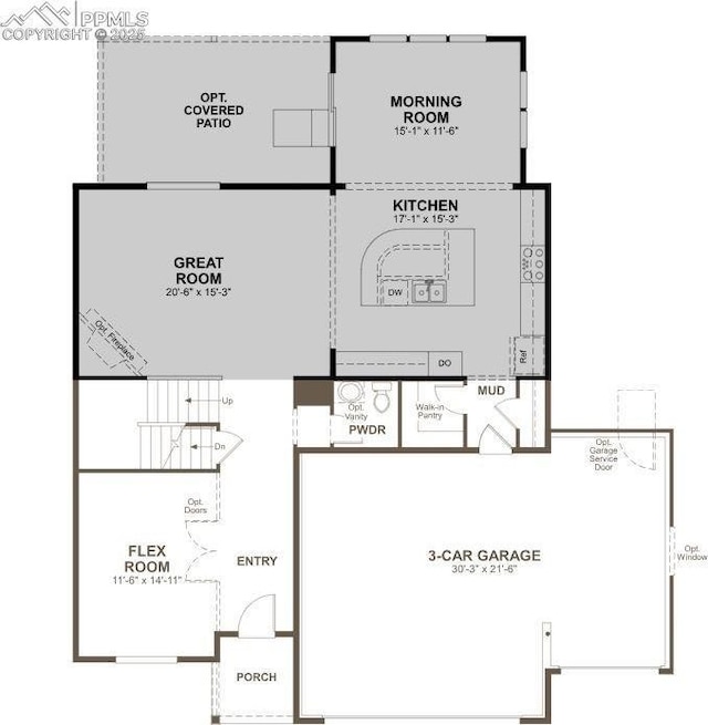 16967 Starfall Dr, Monument, CO 80132 - floor plan / room layout