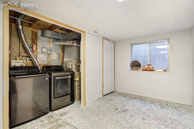 13072 Westlake Pl, Broomfield, CO 80020 - laundry area with independent washer and dryer and baseboards