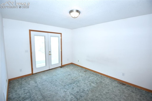 1310-1312 Market St, Colorado Springs, CO 80904 - carpeted spare room with french doors and baseboards