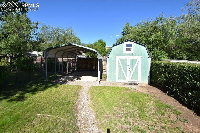 1310-1312 Market St, Colorado Springs, CO 80904 - view of shed featuring a detached carport