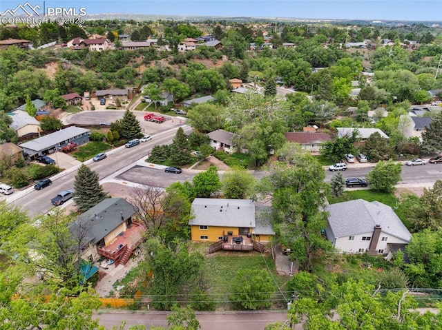 814 Paradise Ln, Colorado Springs, CO 80904 - aerial perspective of suburban area