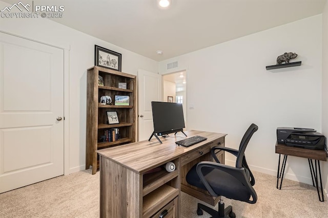 16135 Mountain Flax Dr, Monument, CO 80132 - office area with light colored carpet and baseboards