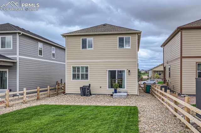 16135 Mountain Flax Dr, Monument, CO 80132 - back of house with a shingled roof