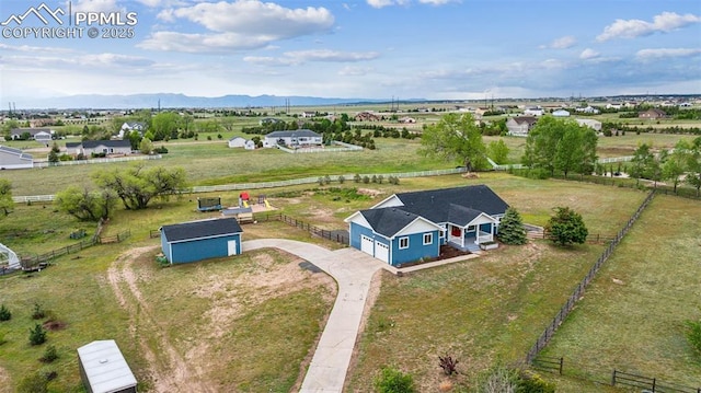 11420 Texarkanna Rd, Peyton, CO 80831 - view of rural area featuring a mountain backdrop