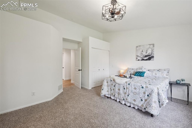 4530 Star Ridge Dr, Colorado Springs, CO 80916 - carpeted bedroom featuring baseboards and a closet