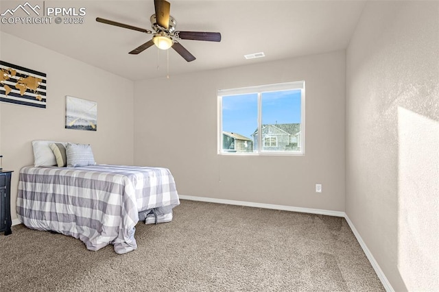10881 Traders Pkwy, Fountain, CO 80817 - carpeted bedroom with baseboards and ceiling fan