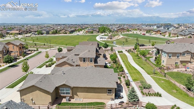 9661 Fresh Air Dr, Colorado Springs, CO 80924 - aerial perspective of suburban area