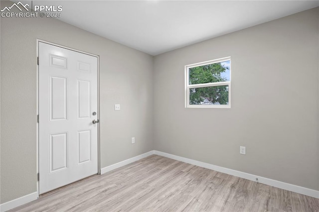1205 Catalpa St, Pueblo, CO 81001 - unfurnished room with light wood-type flooring and baseboards
