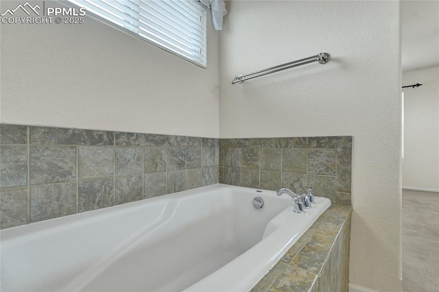 12213 Crystal Downs Rd, Peyton, CO 80831 - full bathroom with a garden tub and baseboards