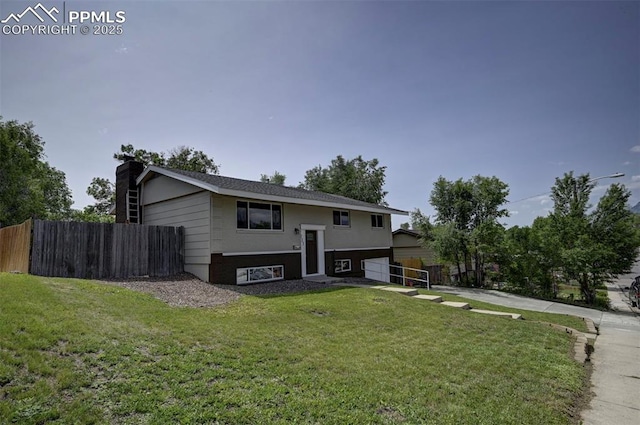 1135 Server Dr, Colorado Springs, CO 80910 - view of front of property featuring a chimney