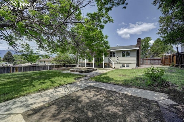 1135 Server Dr, Colorado Springs, CO 80910 - view of yard