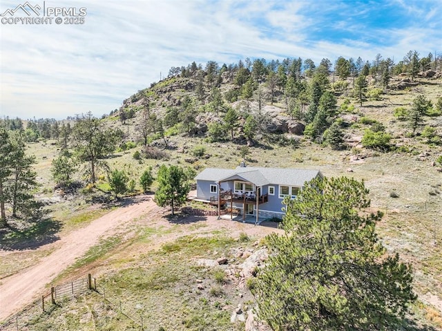 325 Spring Valley Dr, Florissant, CO 80816 - aerial view of sparsely populated area