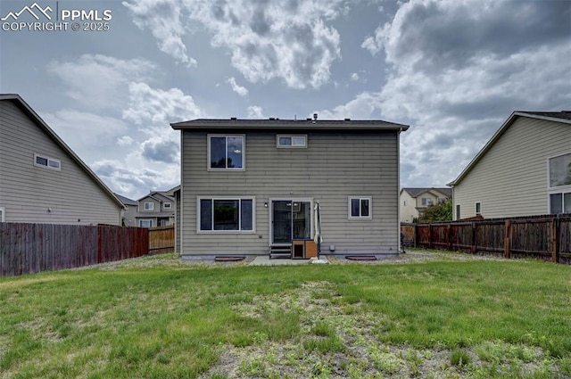 4959 Gami Way, Colorado Springs, CO 80911 - back of property featuring entry steps
