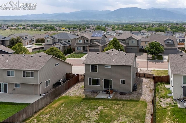 4959 Gami Way, Colorado Springs, CO 80911 - aerial view of residential area with a mountainous background