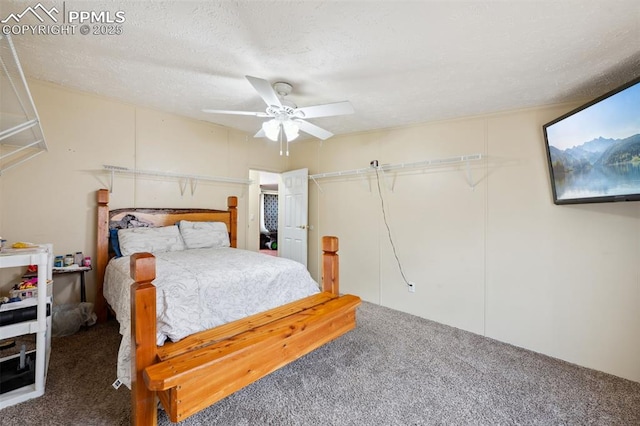 842 Desert Cir, Fountain, CO 80817 - bedroom featuring carpet and ceiling fan