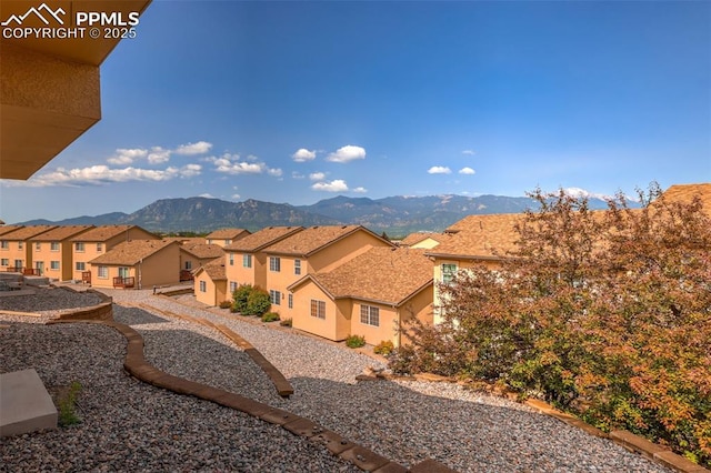 688 Bosque Vista Pt, Colorado Springs, CO 80916 - view of mountain backdrop with nearby suburban area