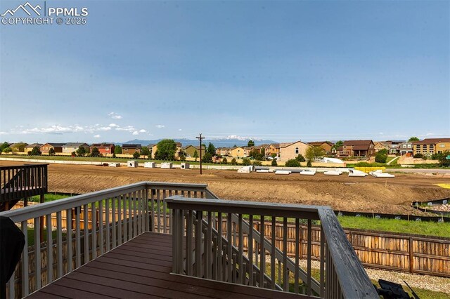 6078 Jorie Rd, Colorado Springs, CO 80927 - deck with a residential view