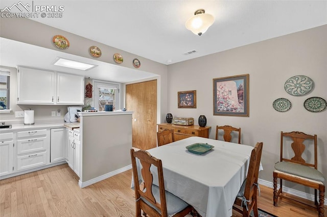 686 Echo Ln, Colorado Springs, CO 80904 - dining space featuring light wood-style flooring